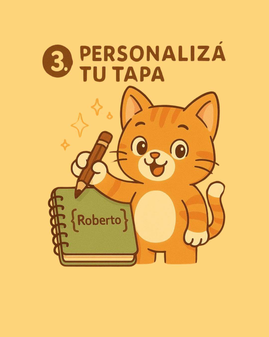 Paso 3 - Personalizá tu tapa