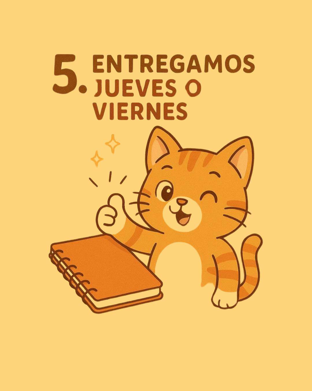 Paso 5 - Entregamos jueves o viernes